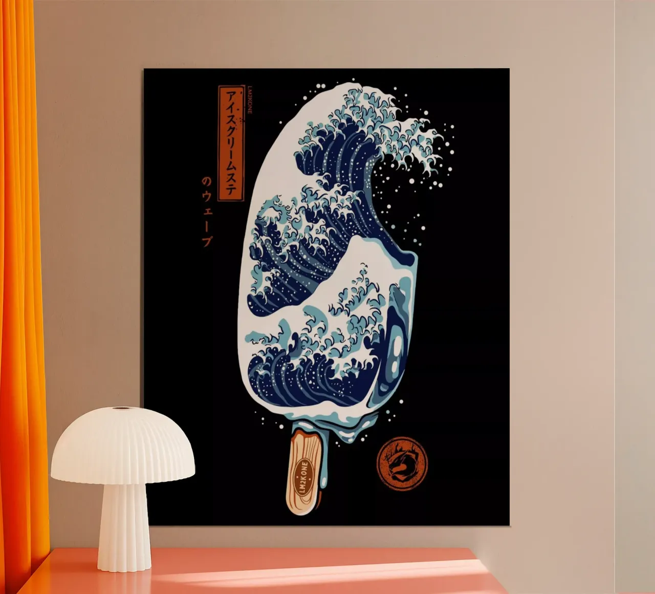 Gelato Grande Onda poster da LM2KONE