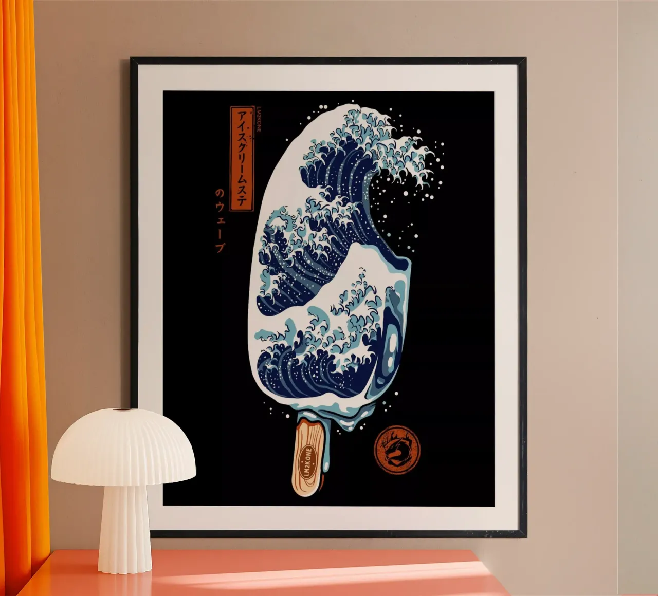 Gelato Grande Onda poster da LM2KONE