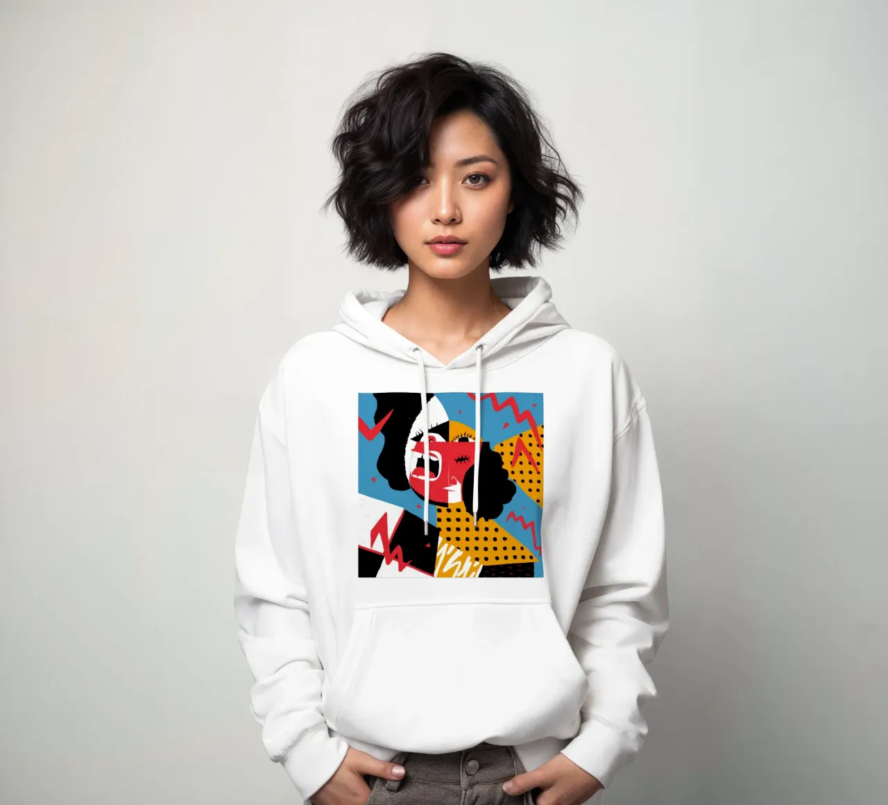 Ritratto dei Primal Scream felpa con cappuccio da Frame Aura