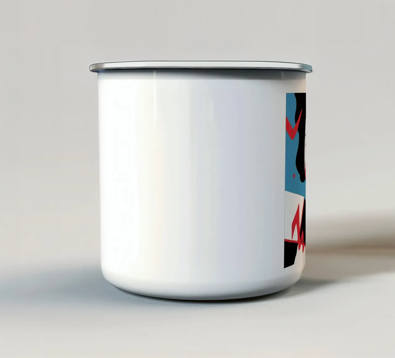 Ritratto dei Primal Scream tazza in smalto da Frame Aura