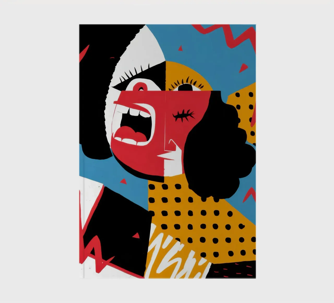 Primal Scream Portrait notebook by Frame Aura