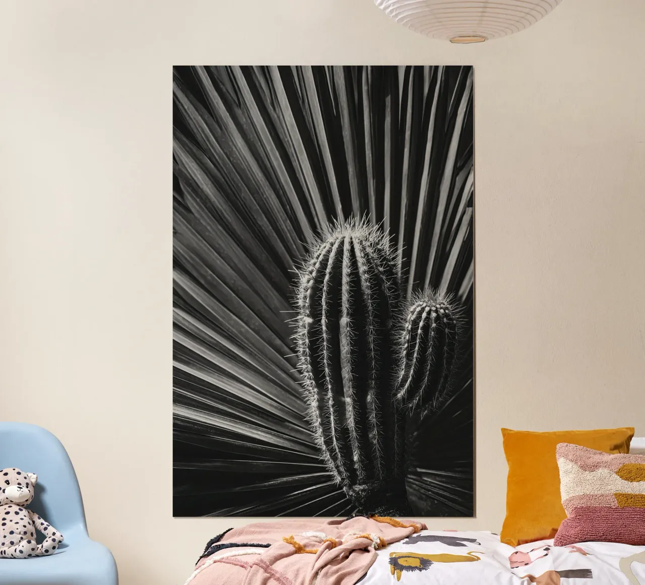 Cactus Poem No 02 poster con telaio in plastica da treechild