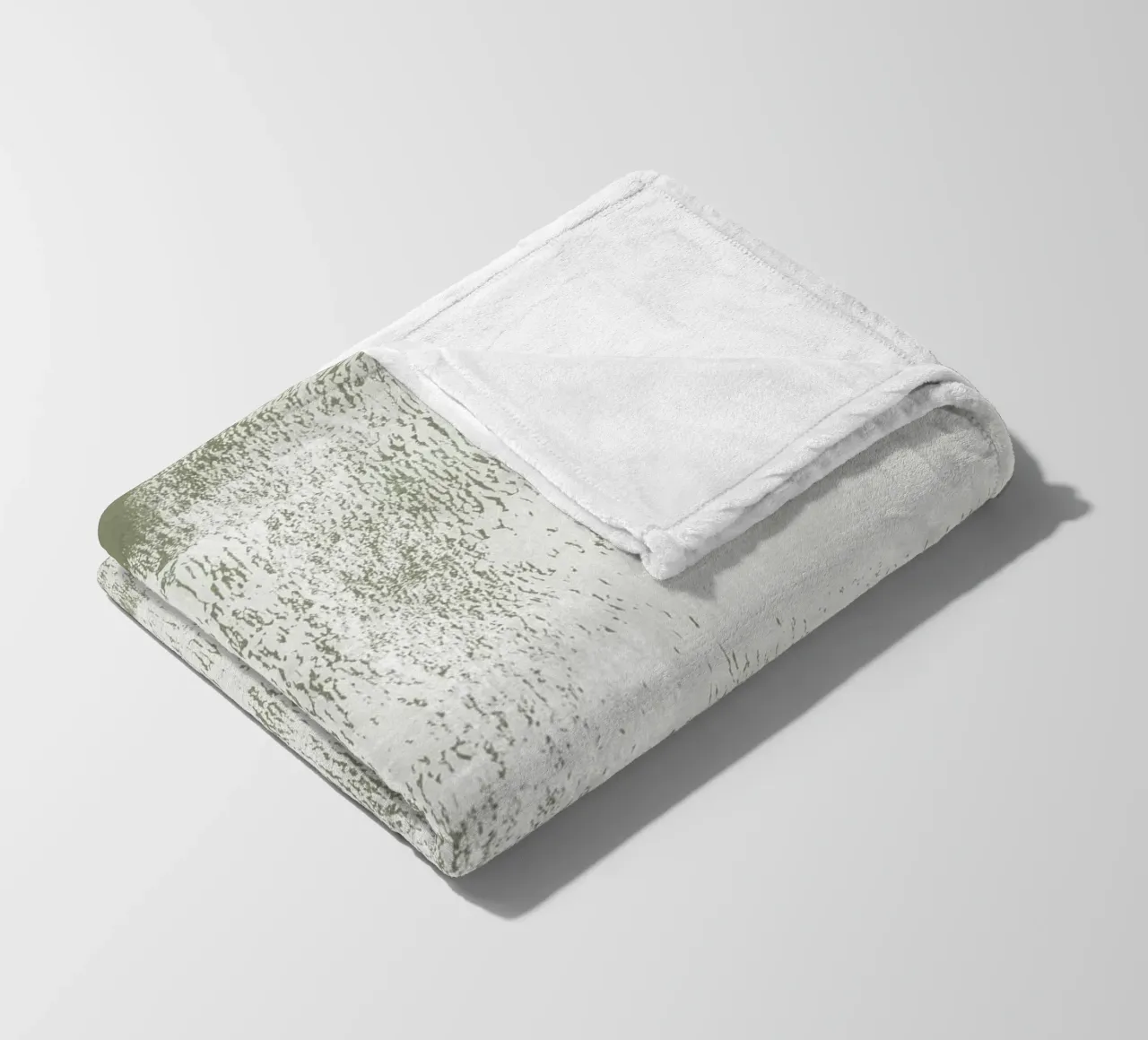 Surfaces | Minimal Abstract in Olive and Sage Green coperta in pile da sabidussi