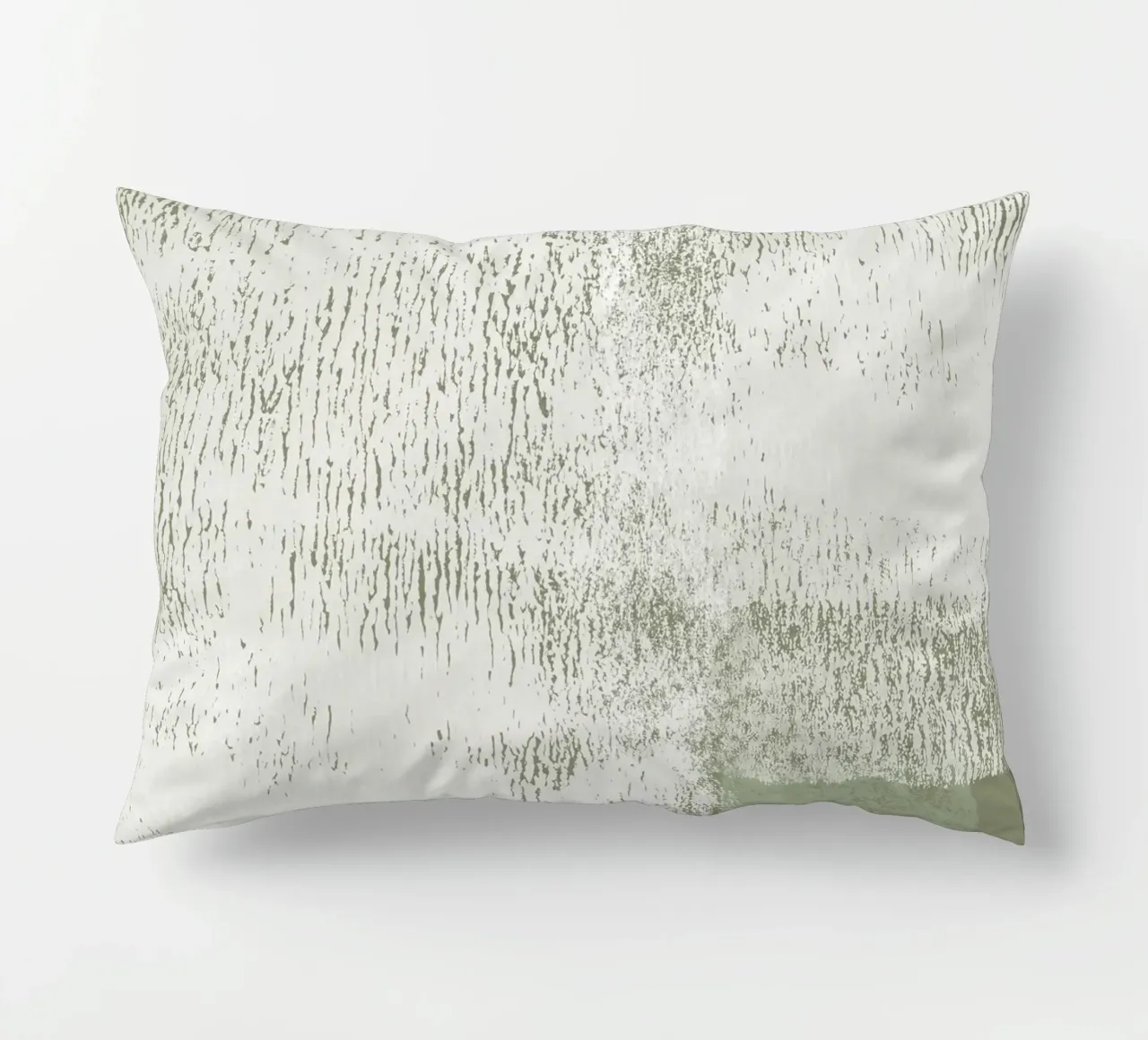Surfaces | Minimal Abstract in Olive and Sage Green cuscino da sabidussi