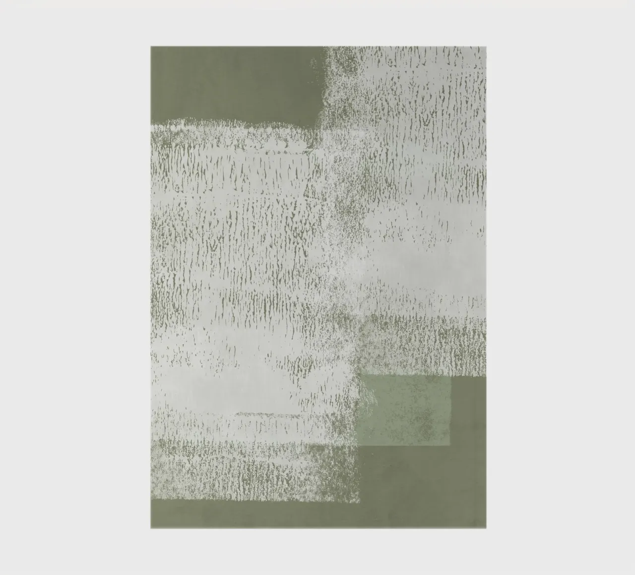 Surfaces | Minimal Abstract in Olive and Sage Green Notizbuch von sabidussi