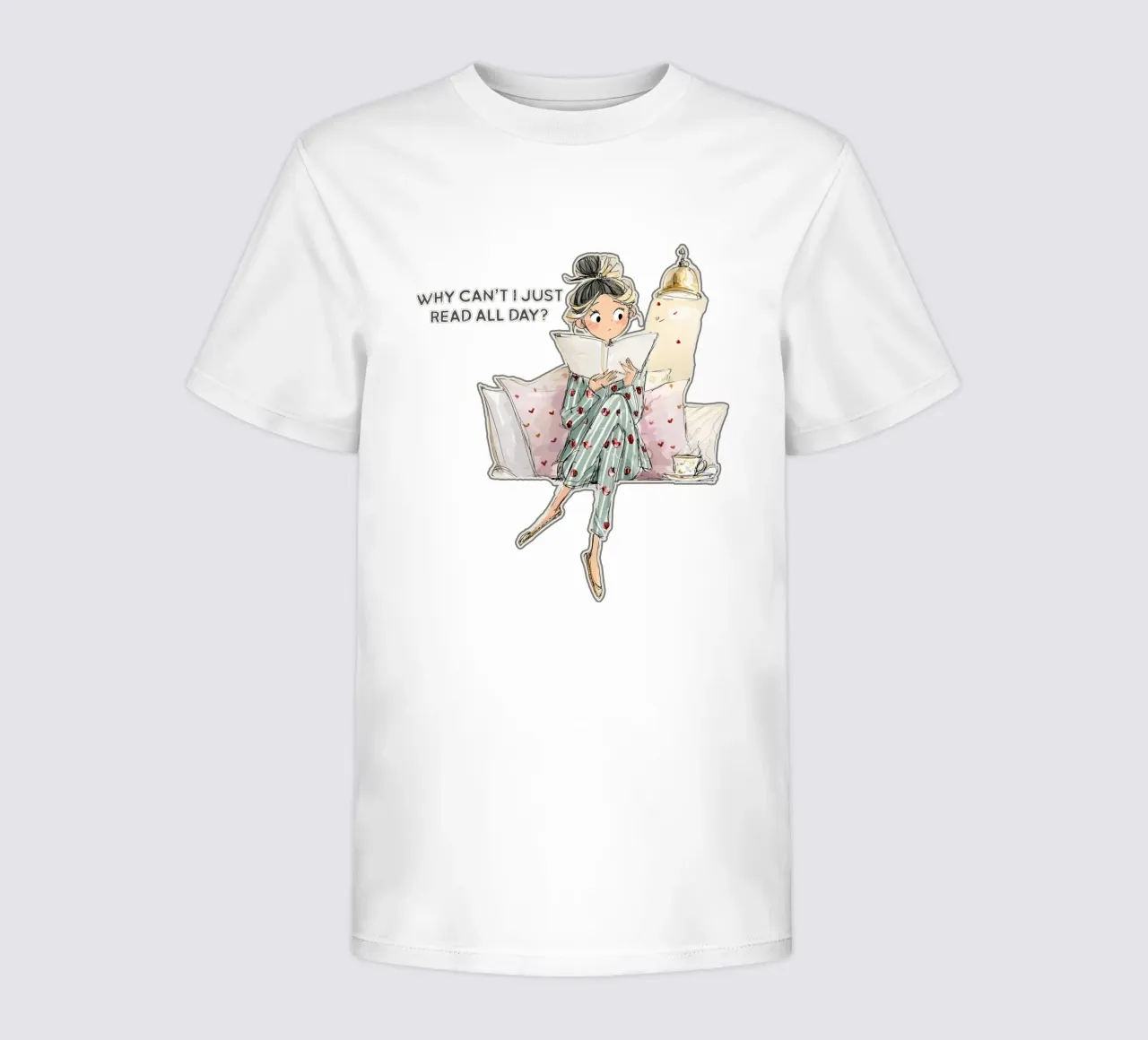 "Why can't I just read all day? t-shirt bambini da Hola Bella