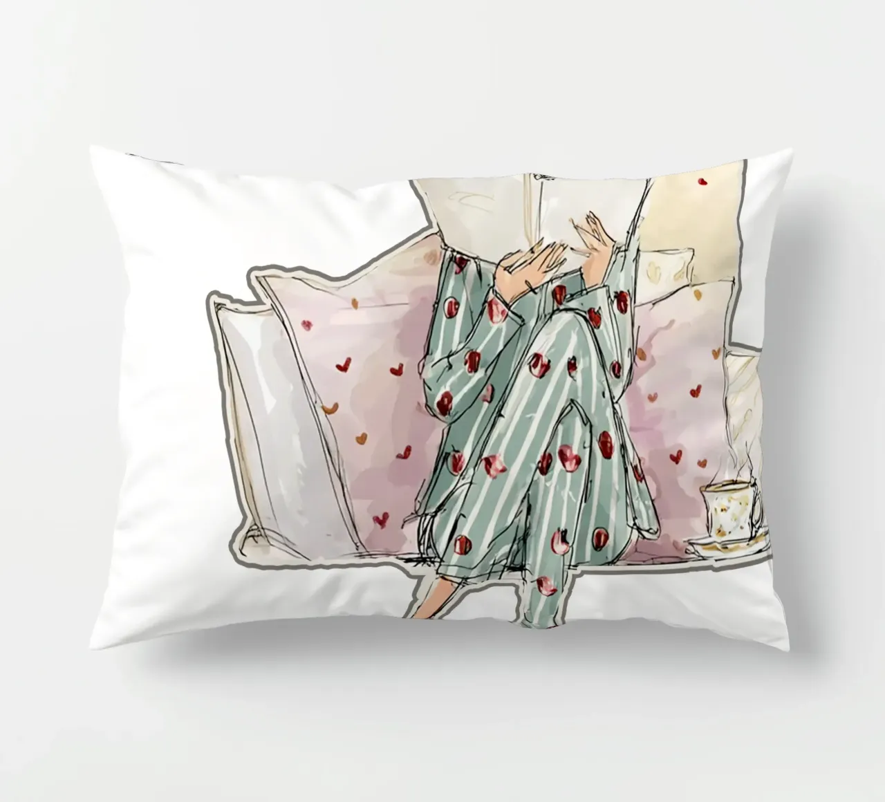 "Why can't I just read all day? cuscino da Hola Bella