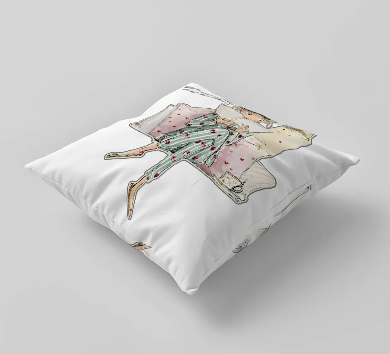 "Why can't I just read all day? cuscino da Hola Bella