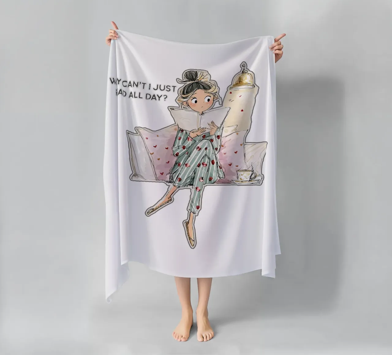 "Why can't I just read all day? telo mare da Hola Bella