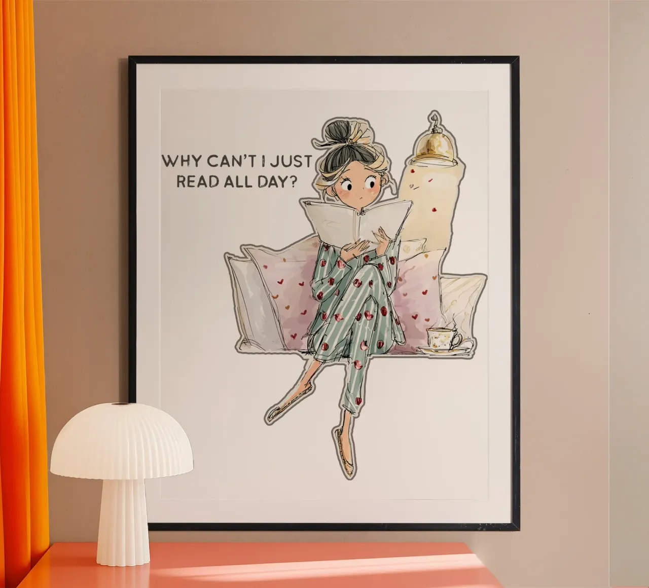 "Why can't I just read all day? carta hahnemühle da Hola Bella