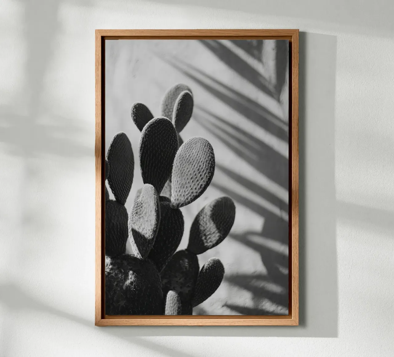 Cactus Poem No 03 tela con Cornice a cassetta da treechild