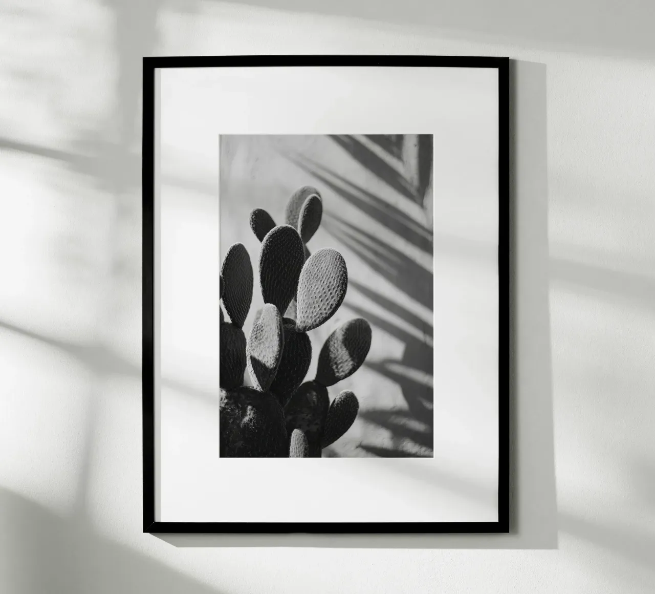 Cactus Poem No 03 poster con telaio in plastica da treechild