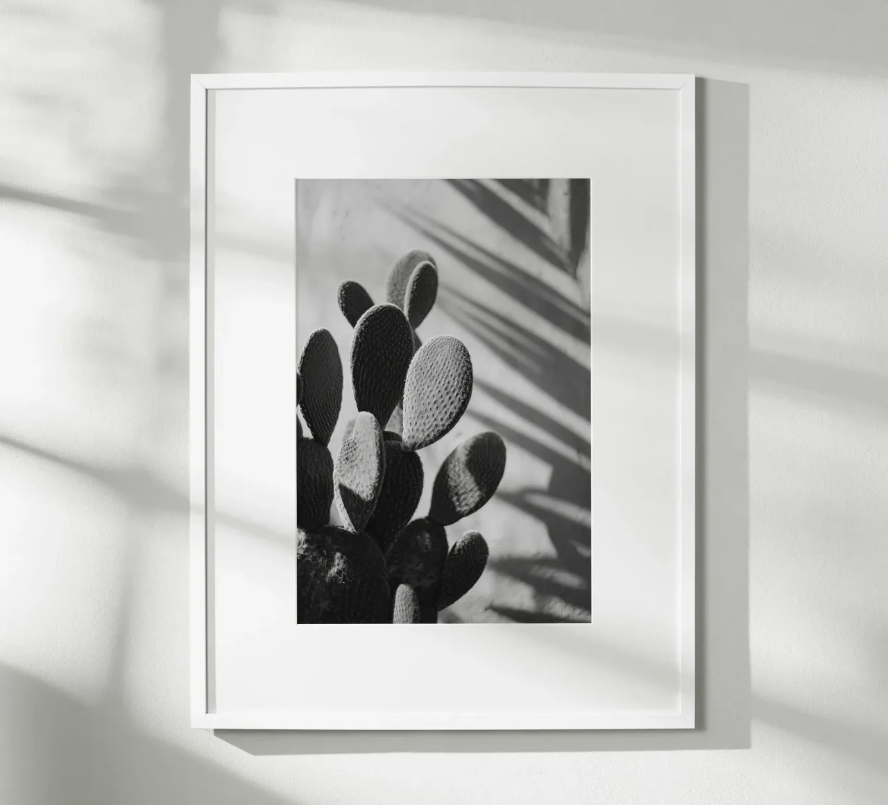Cactus Poem No 03 poster con telaio in plastica da treechild