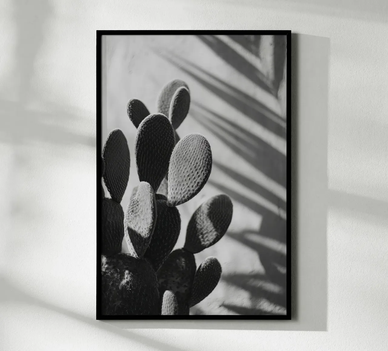 Cactus Poem No 03 poster con telaio in plastica da treechild