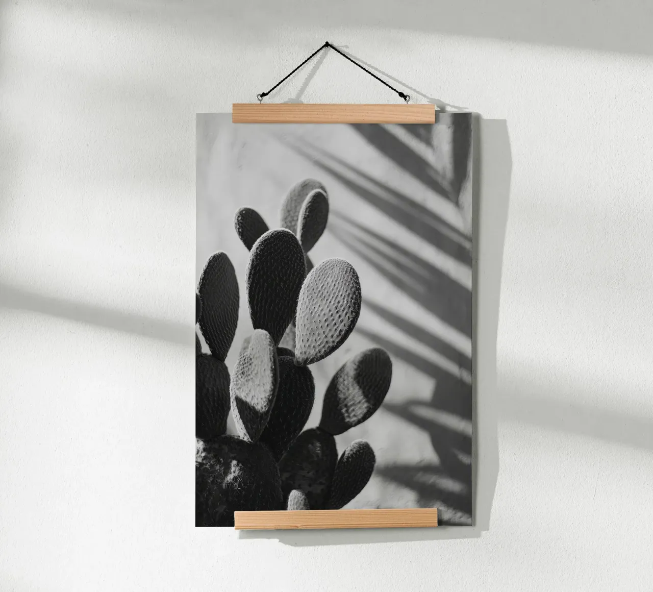 Cactus Poem No 03 poster con telaio in plastica da treechild