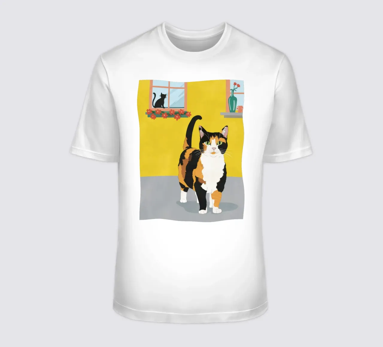 Calico Cat Poise t-shirt da Frame Aura
