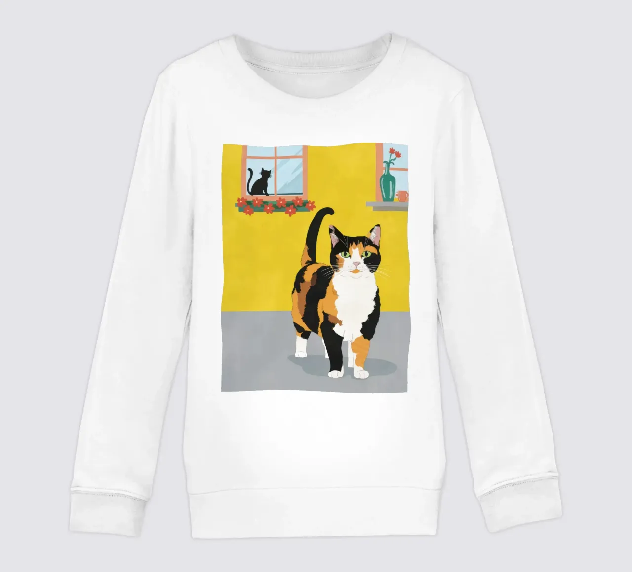 Calico Cat Poise felpa bambino da Frame Aura