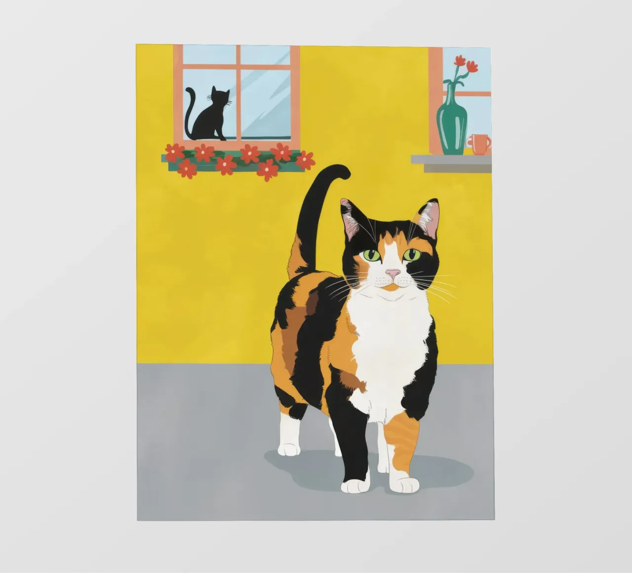 Calico Cat Poise telo in pvc da Frame Aura