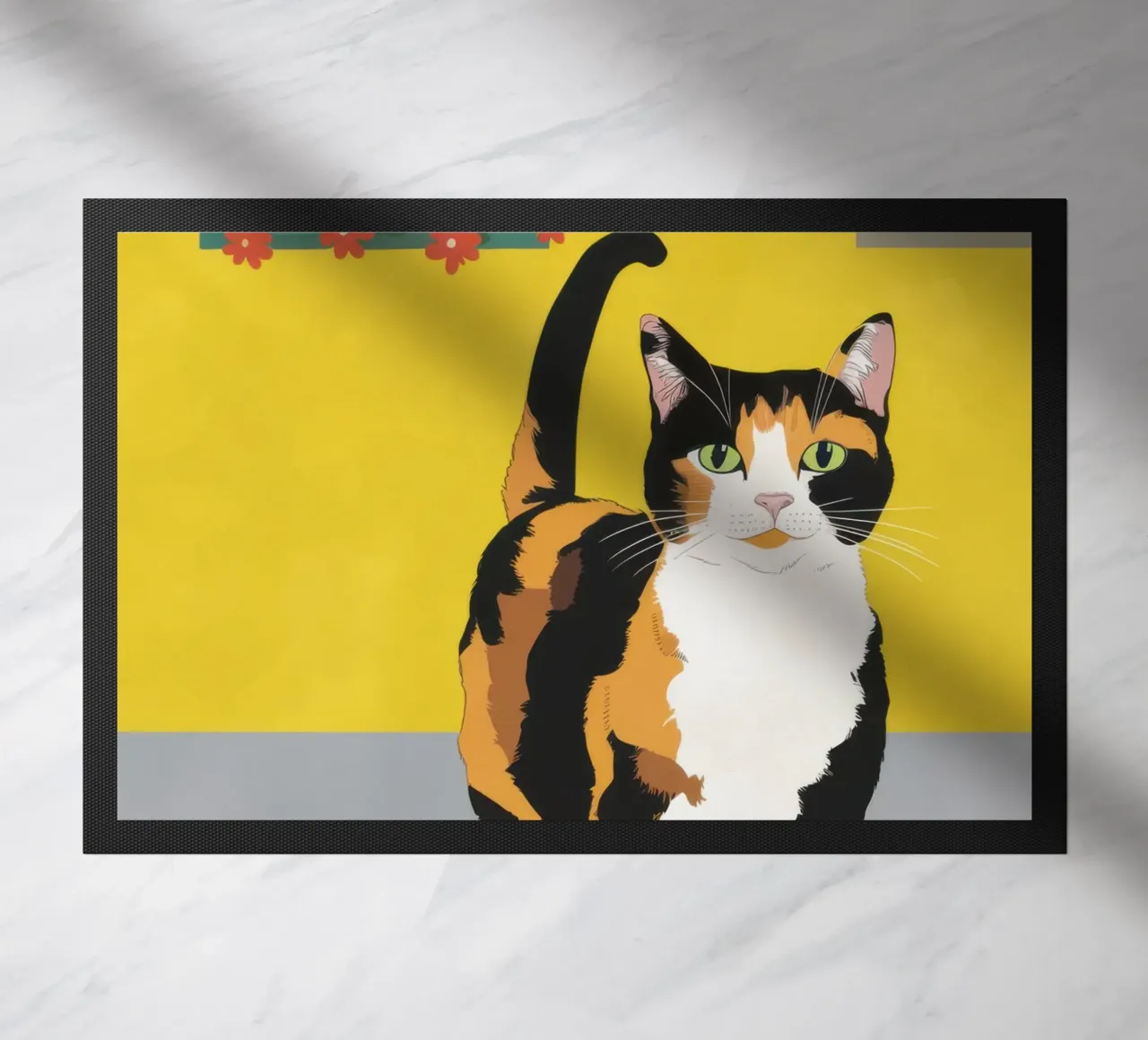 Calico Cat Poise zerbino da Frame Aura