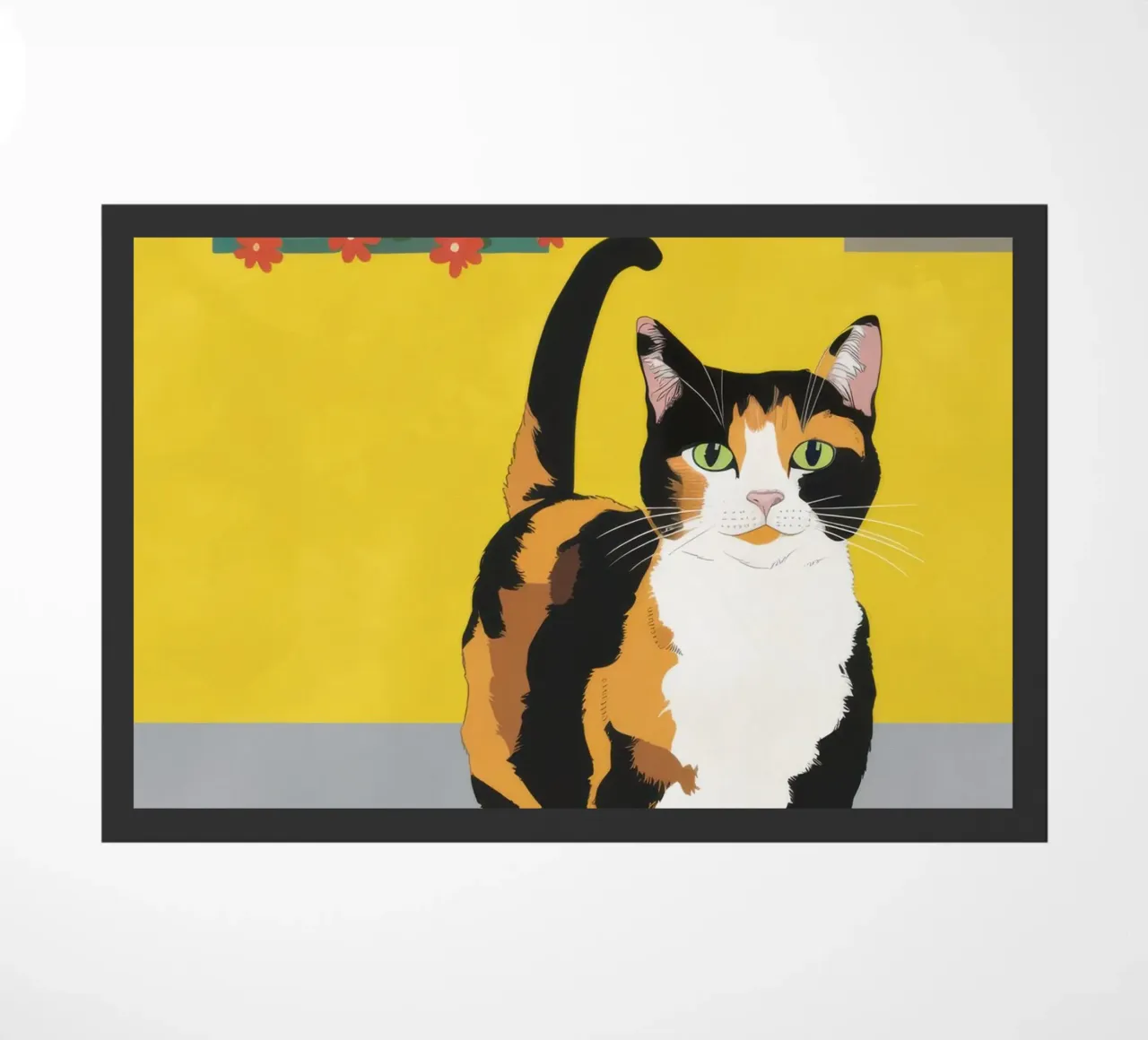 Calico Cat Poise zerbino da Frame Aura