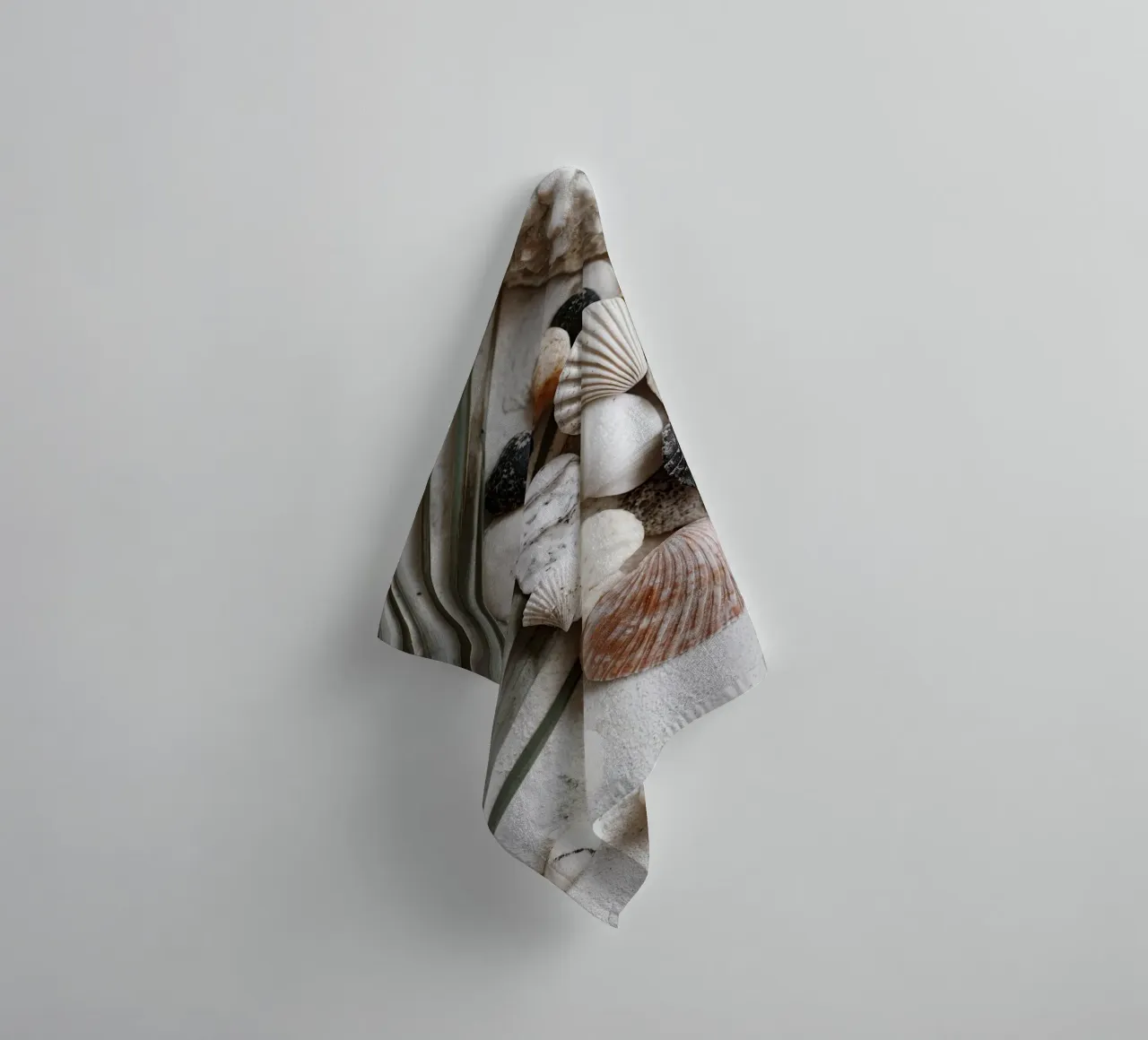 Shell Stories No 01 asciugamano da bagno da treechild