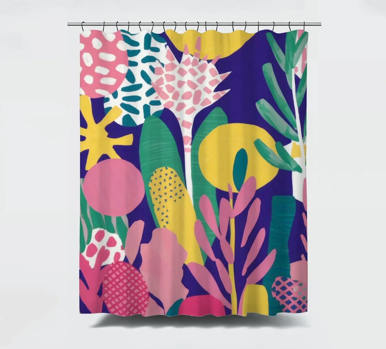 Abstrakter botanischer Traum Duschvorhang von Frame Aura