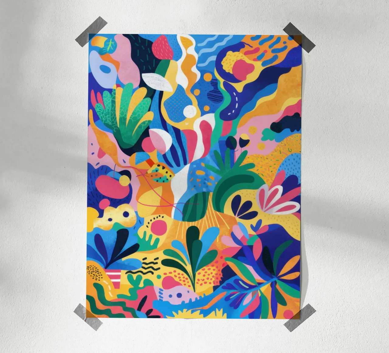 Blues notturno della giungla poster da Enter Bloom