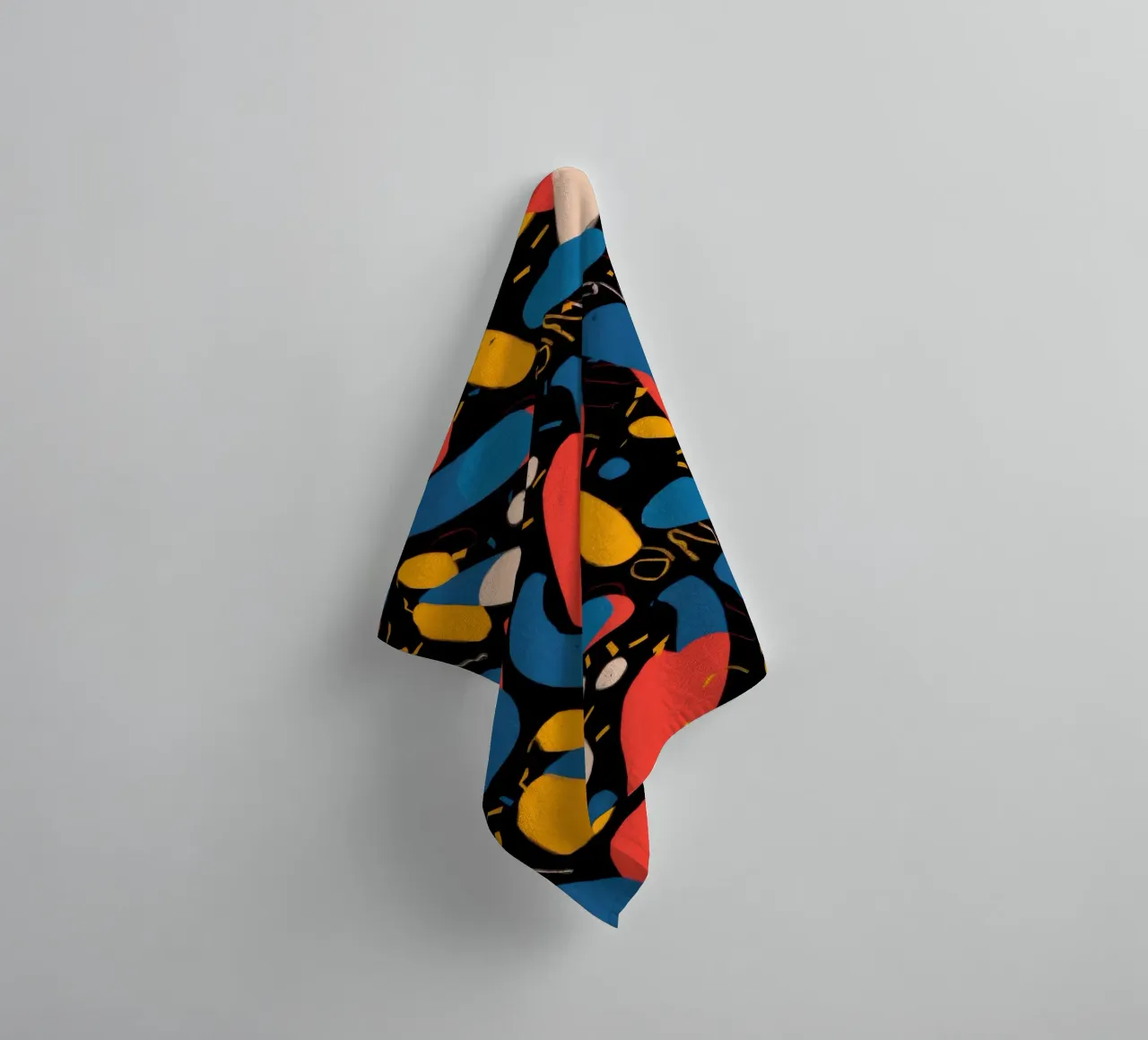 Cosmic Caviar Pattern towel by Frame Aura