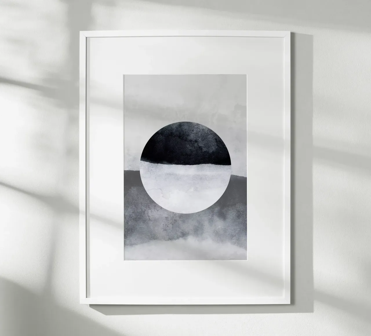 Minimalism 52 poster con telaio in alluminio da Mareike Böhmer