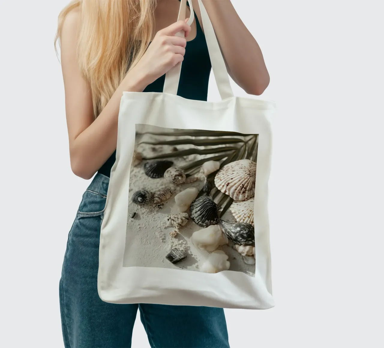 Shell Stories No 03 borsa in juta da treechild