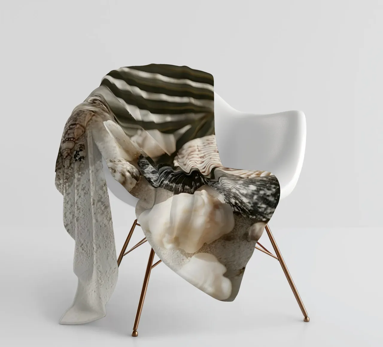 Shell Stories No 03 coperta in pile da treechild