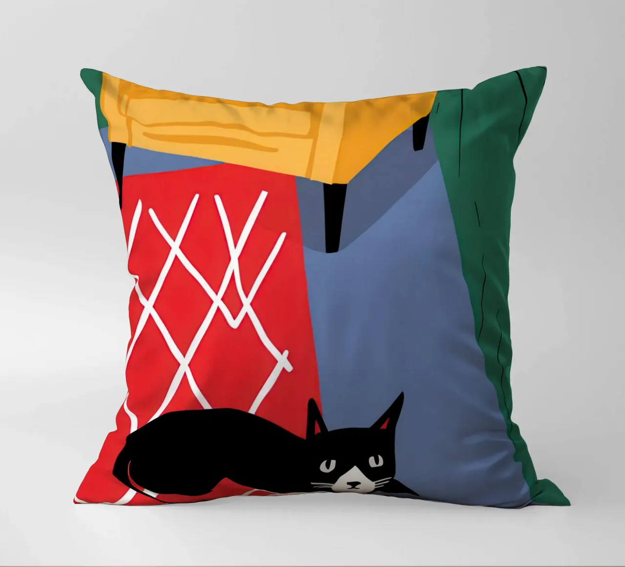 Coperta a scacchi Catnap cuscino da Frame Aura