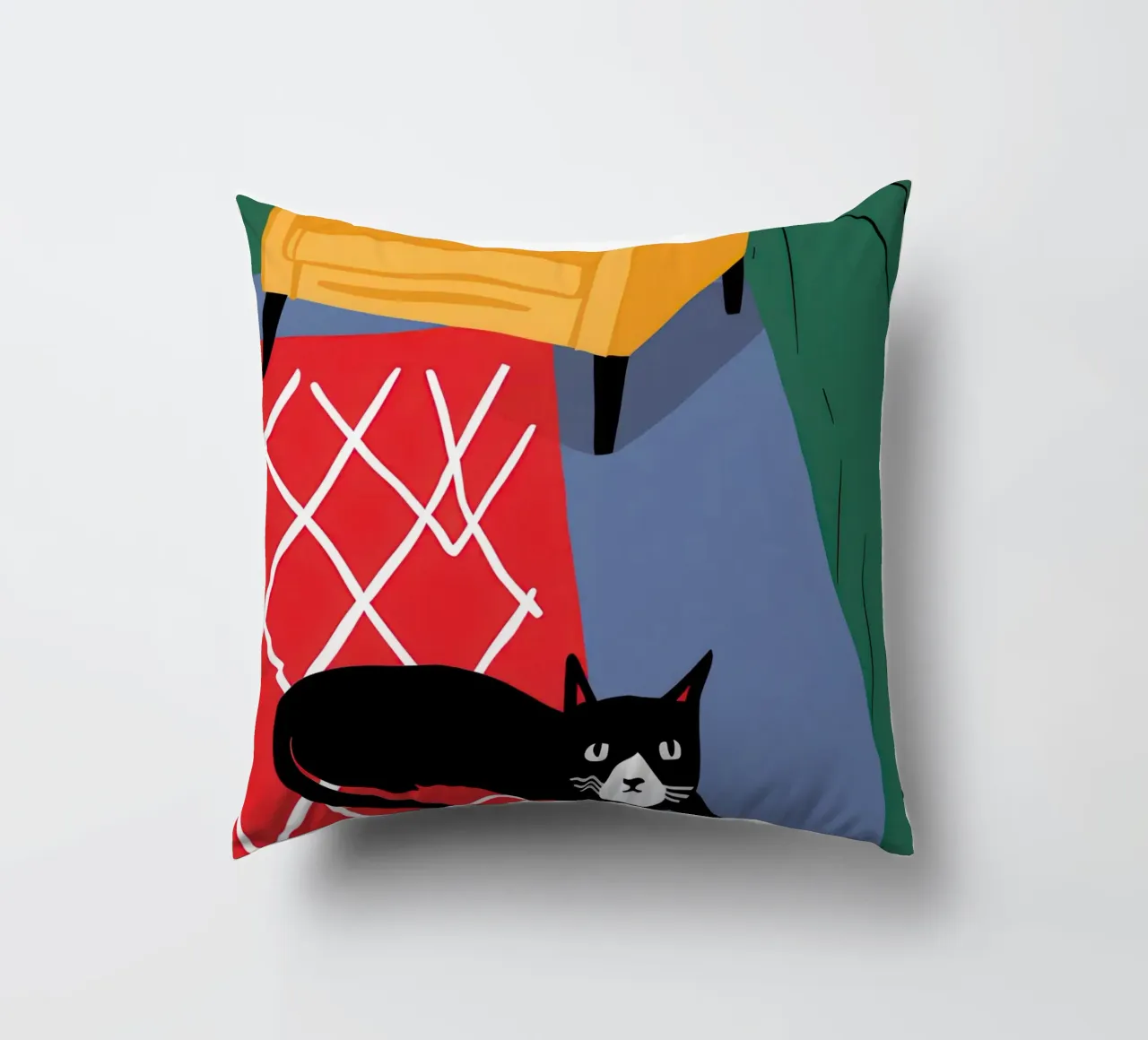 Coperta a scacchi Catnap cuscino da Frame Aura