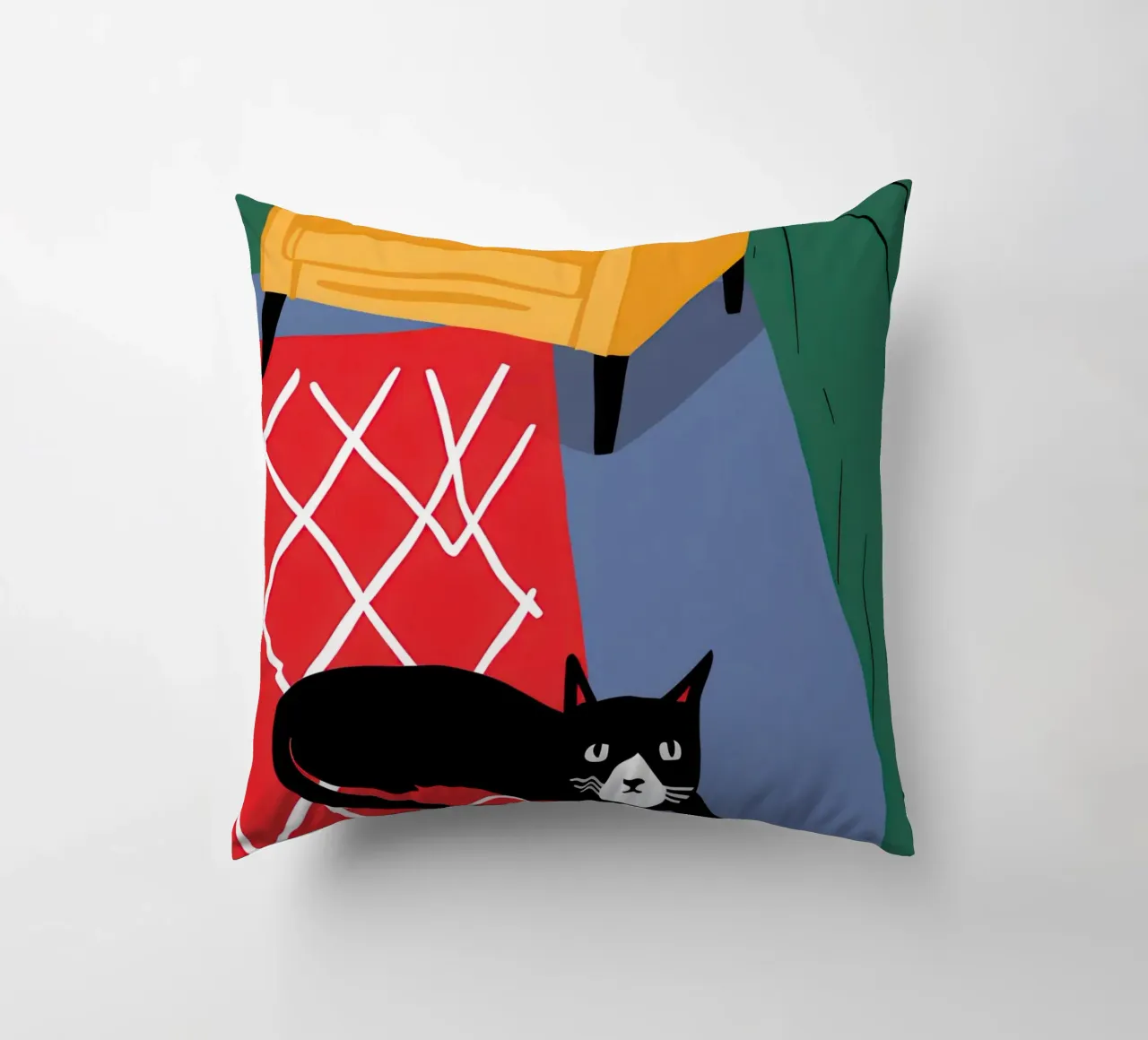 Coperta a scacchi Catnap cuscino da Frame Aura