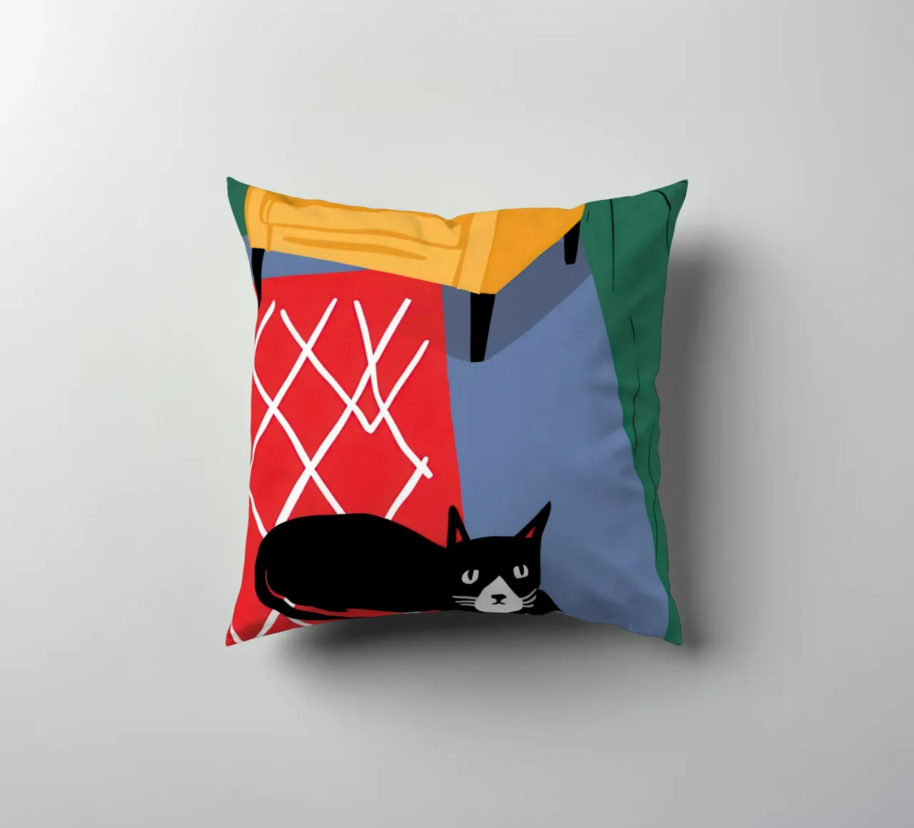 Coperta a scacchi Catnap cuscino da Frame Aura