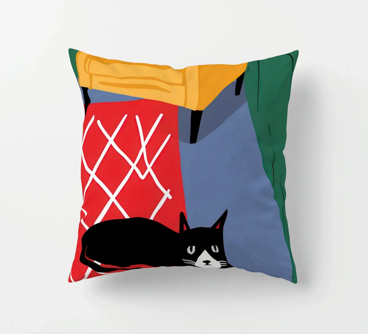 Coperta a scacchi Catnap cuscino da Frame Aura