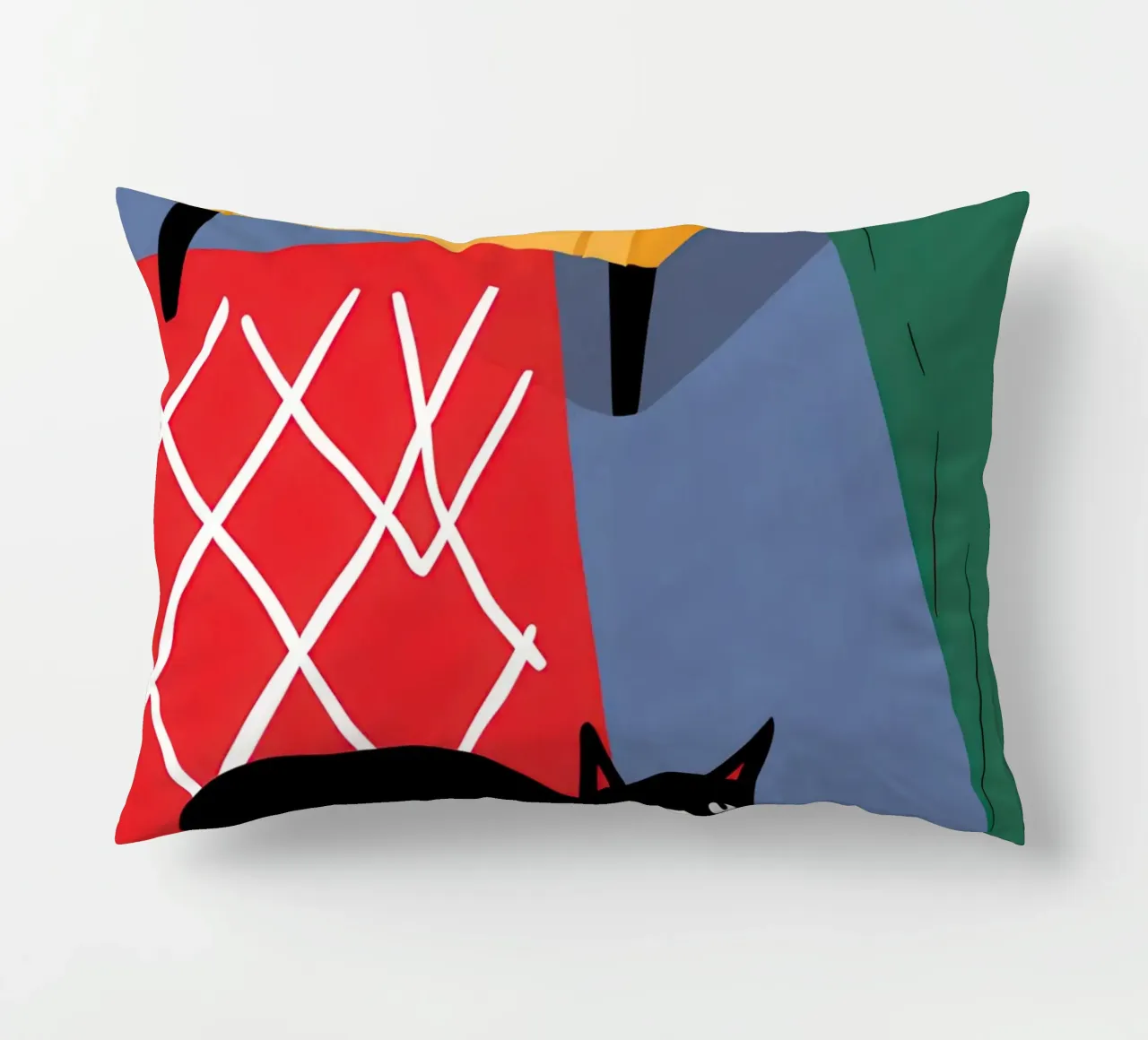 Coperta a scacchi Catnap cuscino da Frame Aura