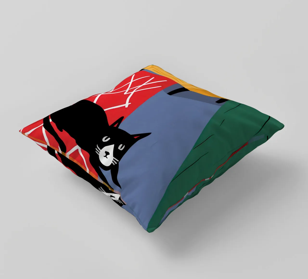 Coperta a scacchi Catnap cuscino da Frame Aura