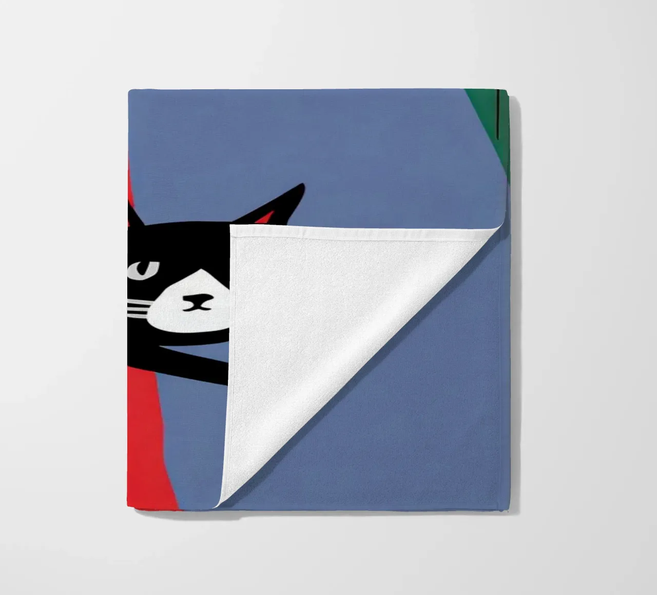 Coperta a scacchi Catnap telo mare da Frame Aura