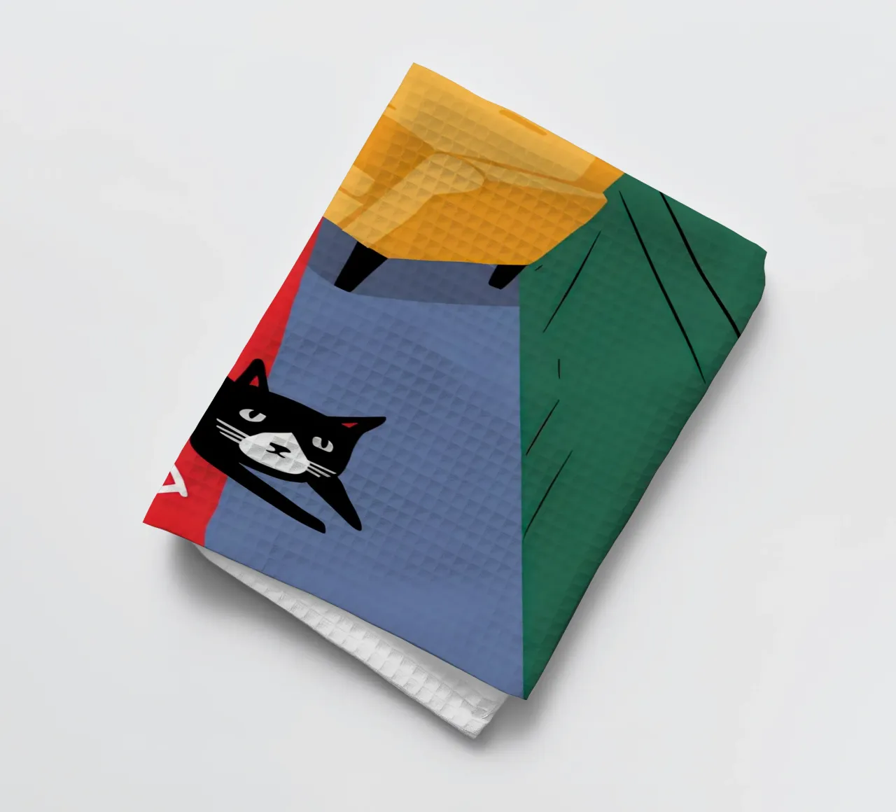 Coperta a scacchi Catnap canovaccio da cucina da Frame Aura