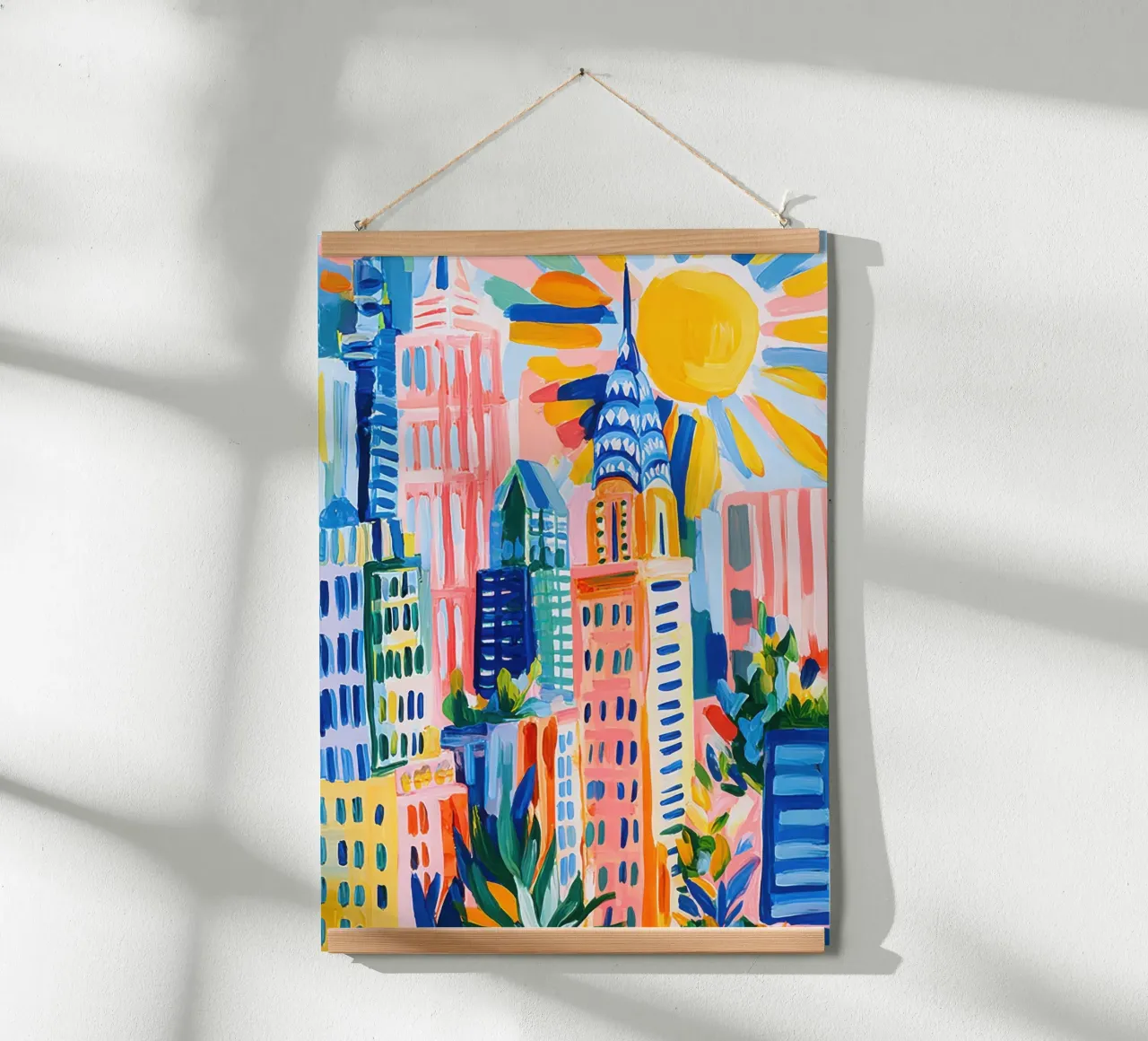 New York stile Matisse pastello poster con telaio in plastica da Nikis Art Studio