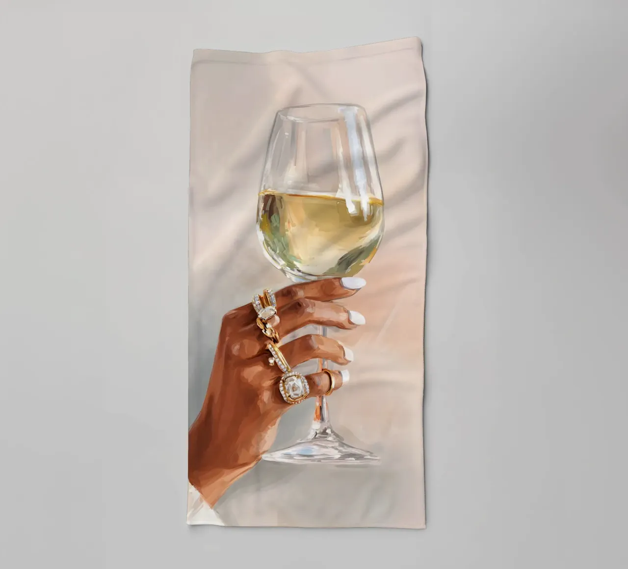 Toast to Luxury asciugamano da bagno da Gypsy Galleria