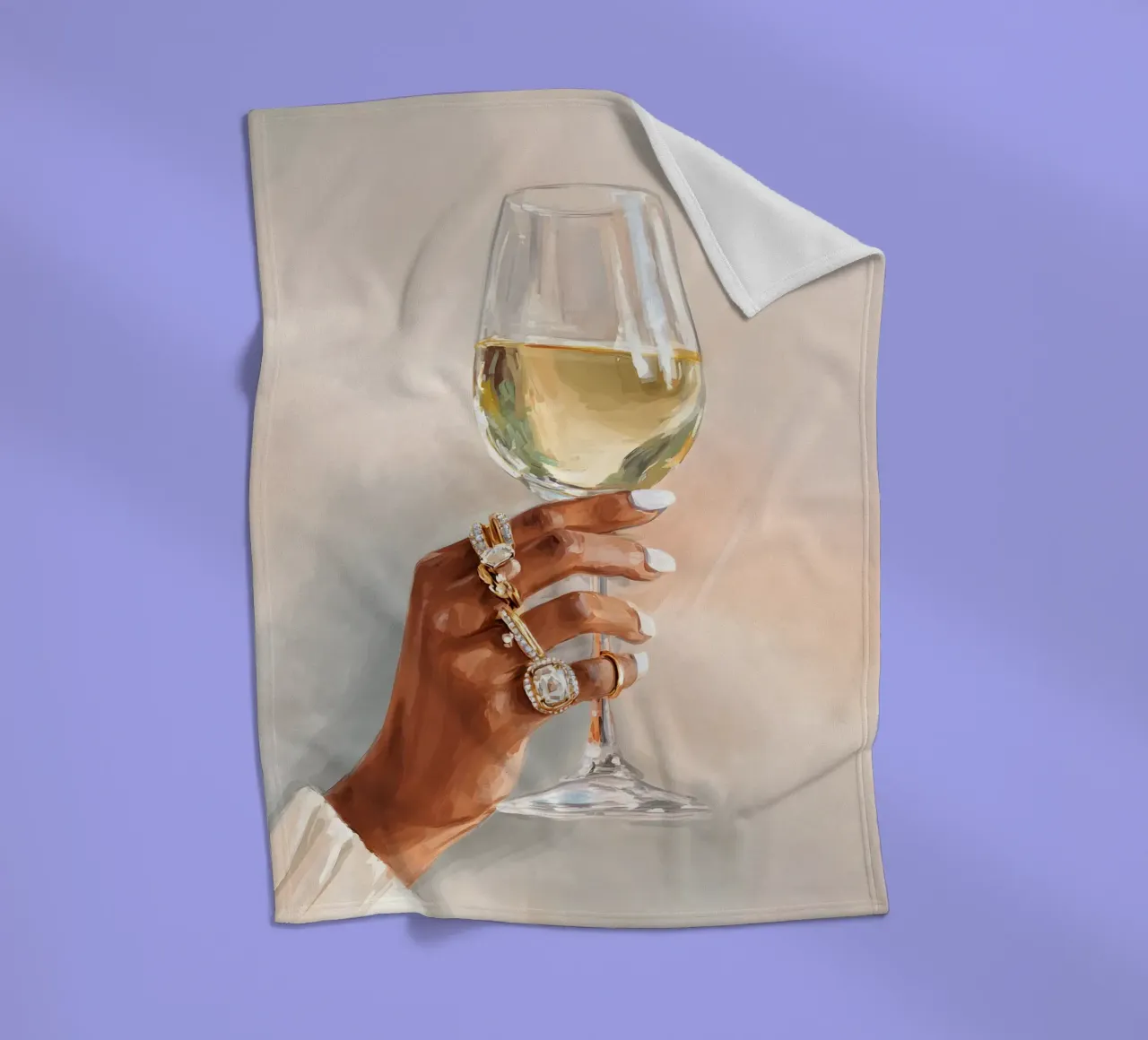 Toast to Luxury coperta in pile da Gypsy Galleria