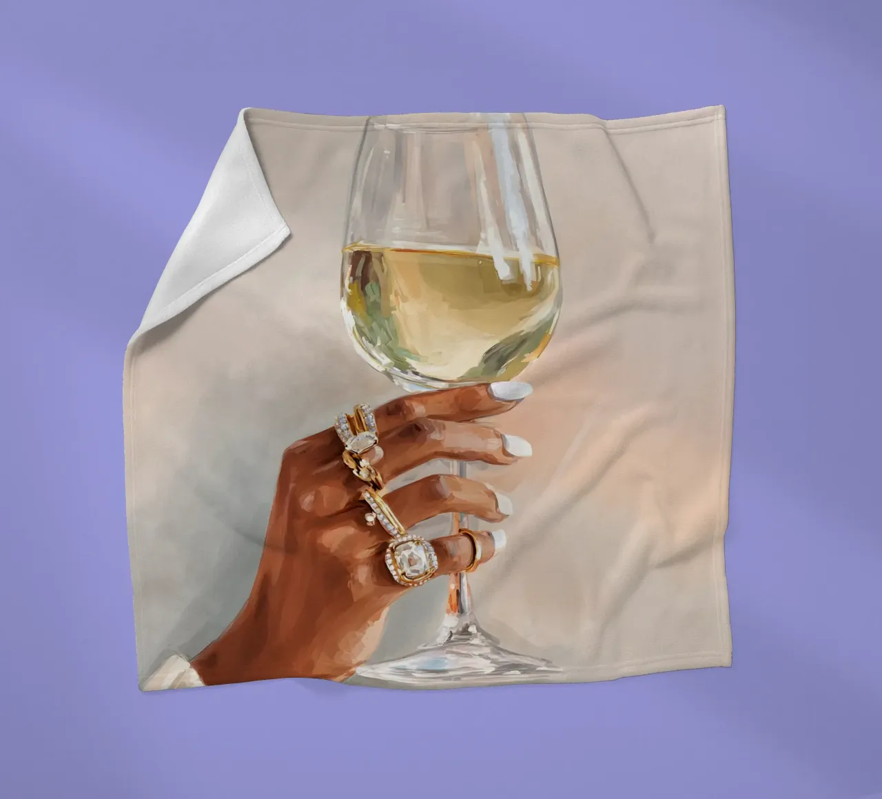 Toast to Luxury coperta in pile da Gypsy Galleria