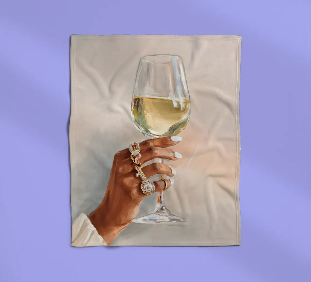 Toast to Luxury coperta in pile da Gypsy Galleria