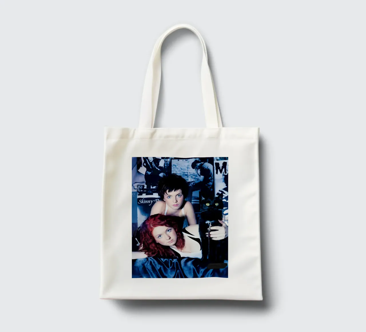t.A.T.u borsa in juta da Low poly art