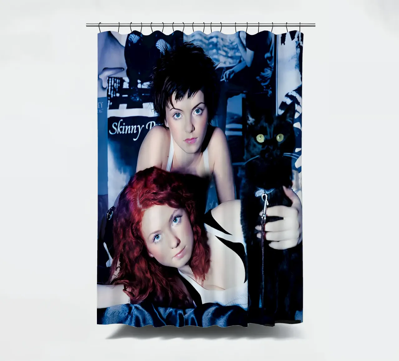 t.A.T.u tenda da doccia da Low poly art