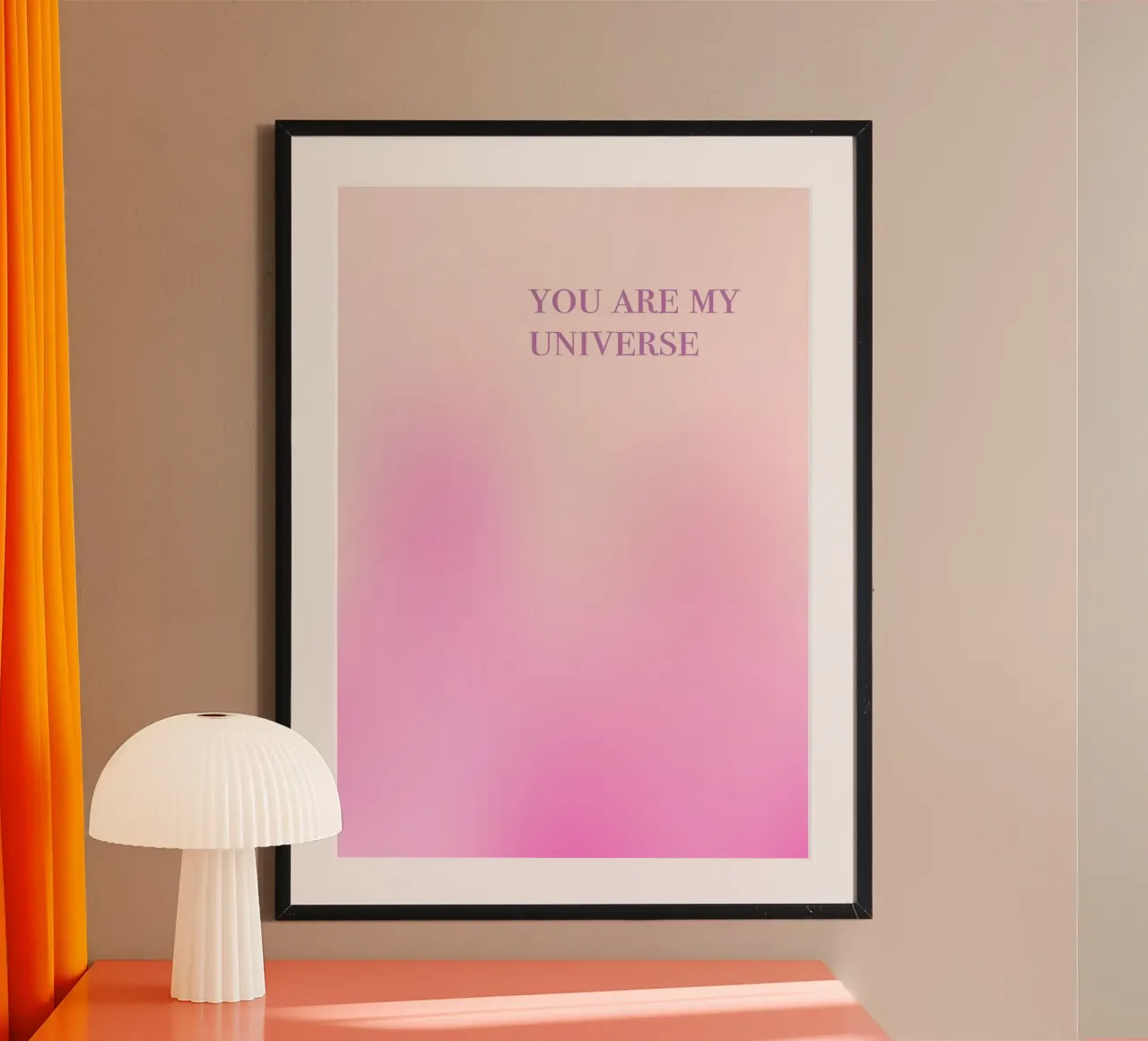 my universe poster con telaio in plastica da be.