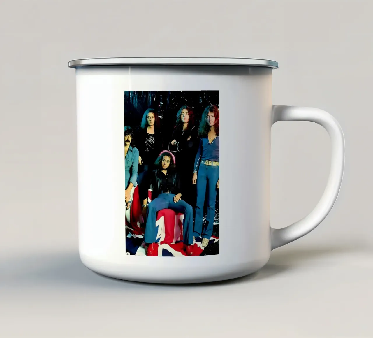 Deep Purple tazza in smalto da Low poly art
