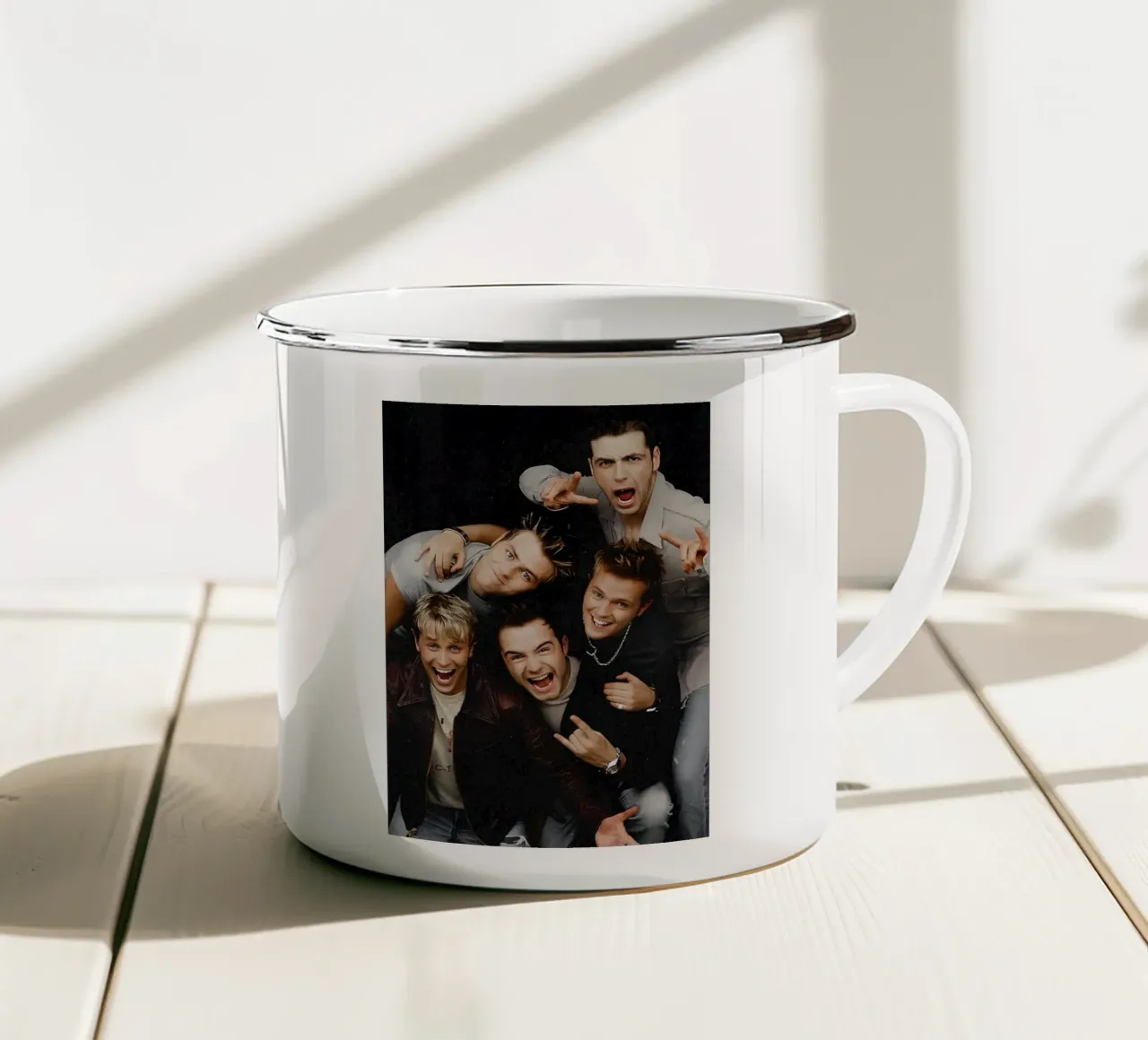 Westlife tazza in smalto da Low poly art